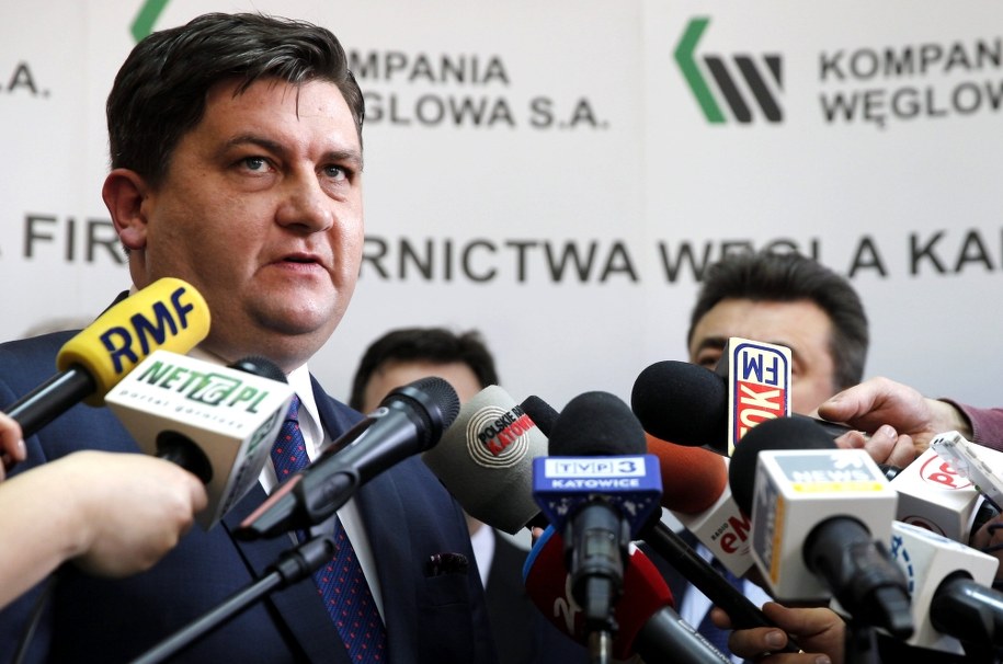 Prezes Kompanii Węglowej Tomasz Rogala /Andrzej Grygiel /PAP