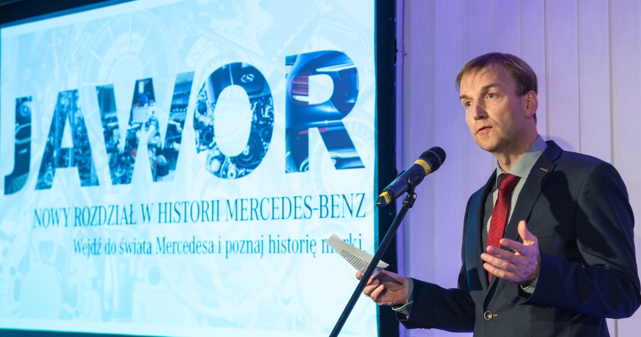 Prezes Mercedes-Benz Manufacturing Poland Andreas Schenkel w Jaworze na Dolnym Śląsku /PAP
