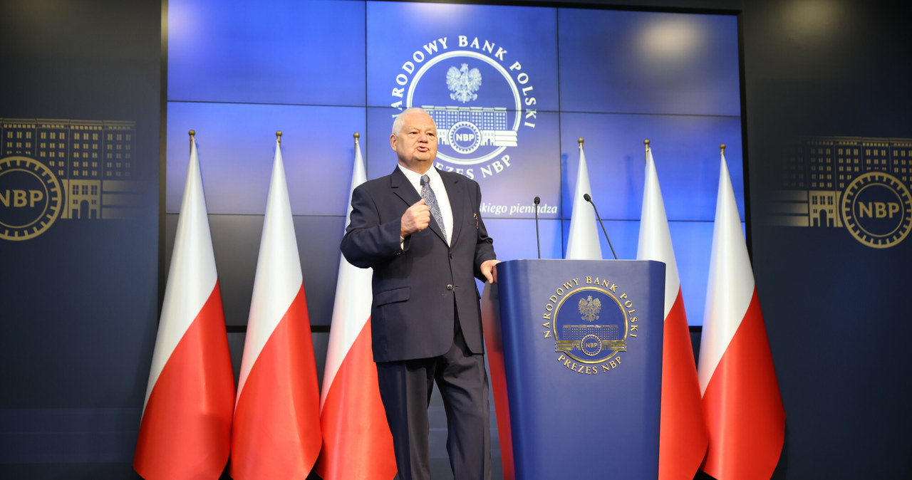 Prezes Narodowego Banku Polskiego Adam Glapiński /Andrzej Iwańczuk /Reporter