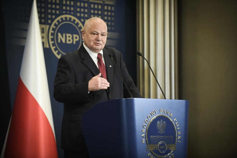 Prezes Narodowego Banku Polskiego prof. Adam Glapiński poinformował o rekordowym zysku /.