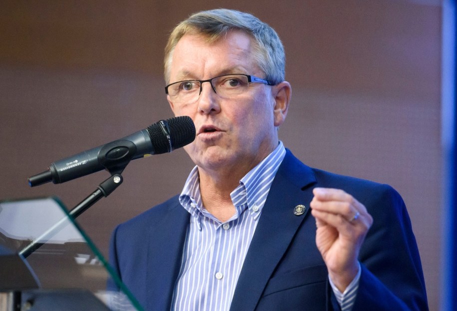 Prezes Narodowego Banku Węgier György Matolcsy /PETER KOMKA /PAP/EPA