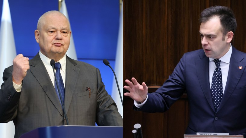 Prezes NBP Adam Glapiński i minister finansów Andrzej Domański /Jacek Domiński, Wojciech Olkuśnik /Reporter