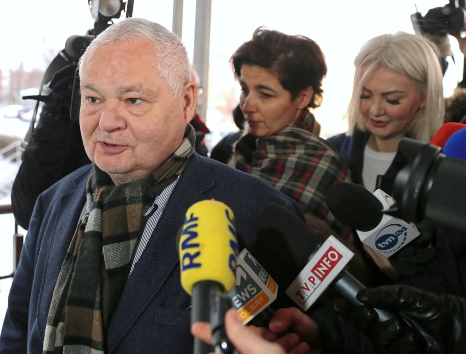 Prezes NBP Adam Glapiński / 	Andrzej Grygiel    /PAP