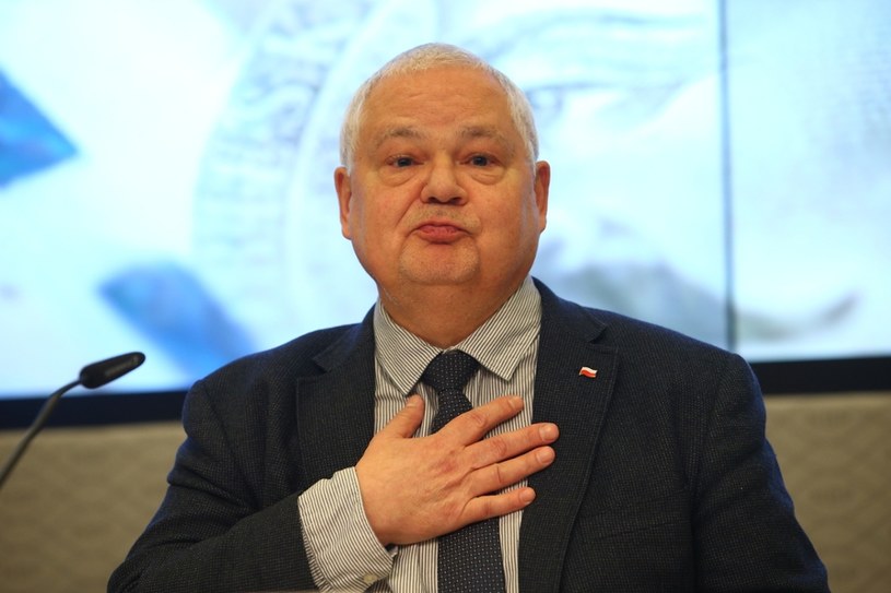 Prezes NBP Adam Glapiński /Fot Tomasz Jastrzebowski /Reporter