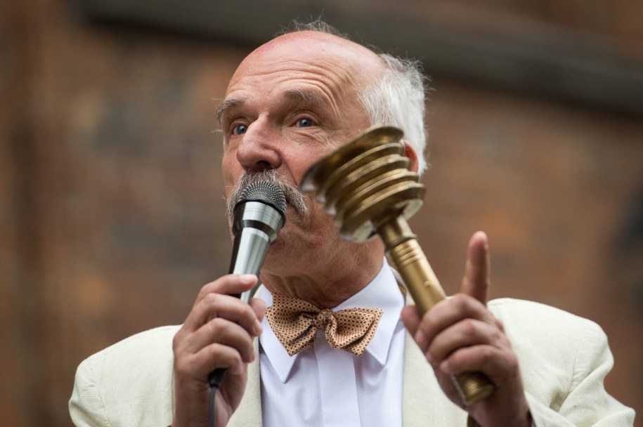 Prezes Nowej Prawicy, europoseł Janusz Korwin-Mikke /Tytus Żmijewski /PAP