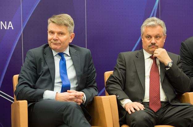 Prezes PERN Przyjaźń Marcin Moskalewicz (L) i zastępca wiceprezesa Transneft Igor Kacał /PAP