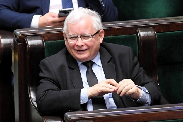 Prezes PiS Jarosław Kaczyński w Sejmie / 	Radek Pietruszka   /PAP