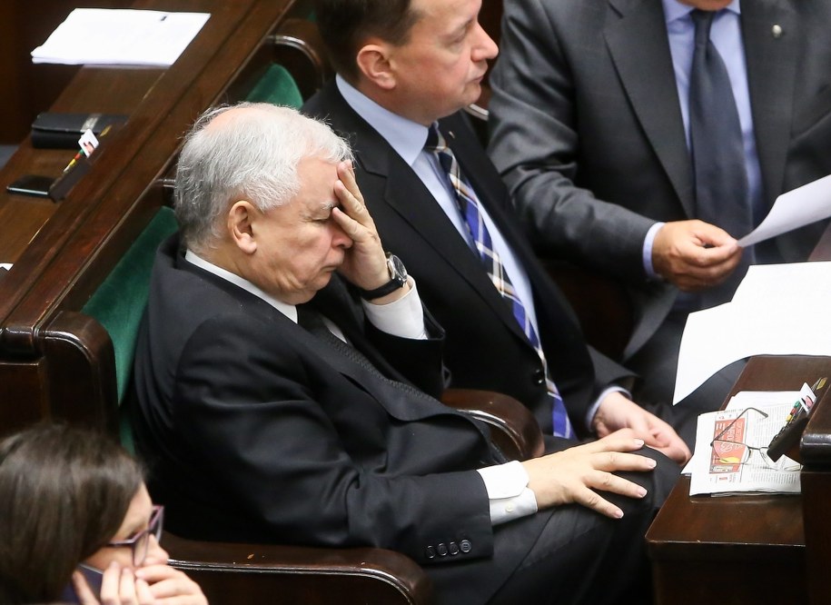 Prezes PiS Jarosław Kaczyński /Paweł Supernak  /PAP/EPA