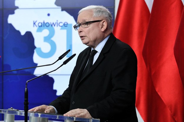 Prezes PiS Jarosław Kaczyński / 	Tomasz Gzell    /PAP