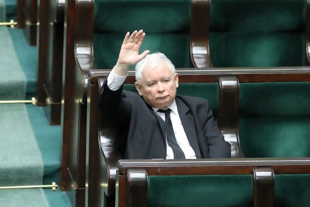 Prezes PiS Jarosław Kaczyński / 	Leszek Szymański    /PAP