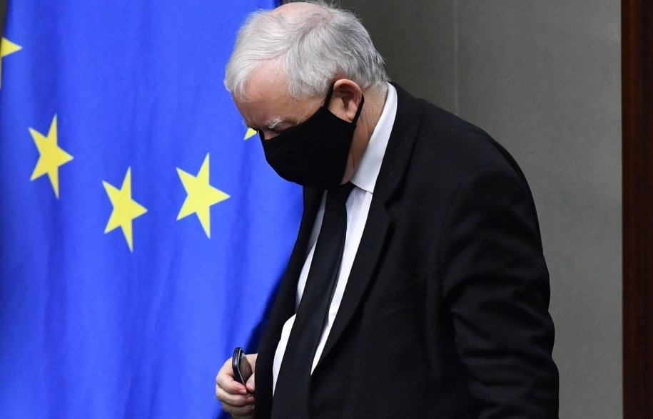 Prezes PiS Jarosław Kaczyński / 	Radek Pietruszka   /PAP