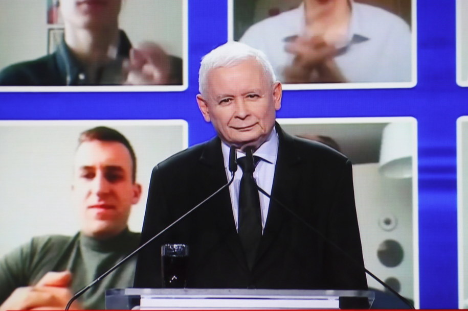 Prezes PiS Jarosław Kaczyński / 	Leszek Szymański    /PAP