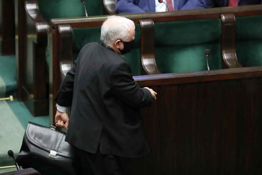 Prezes PiS Jarosław Kaczyński /Wojciech Olkusnik  /PAP