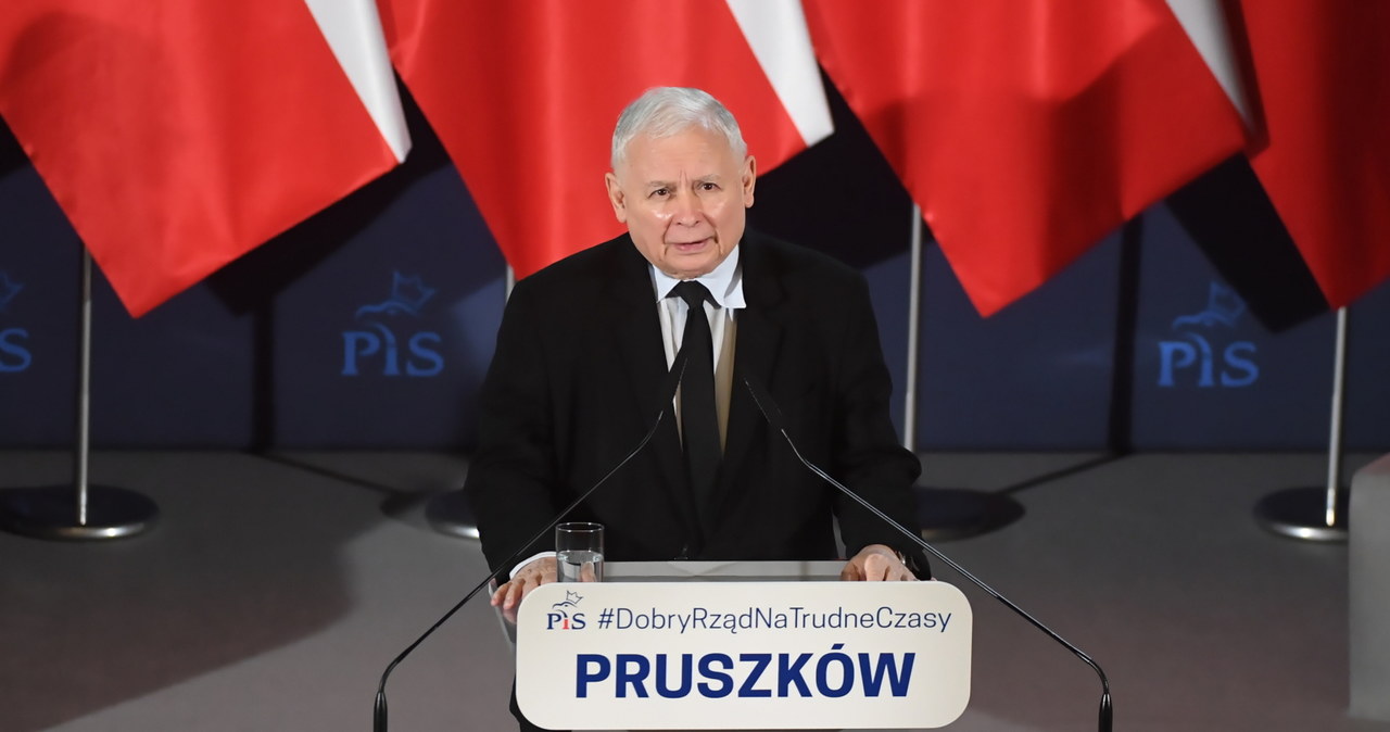 Prezes PiS Jarosław Kaczyński /Andrzej Lange /PAP