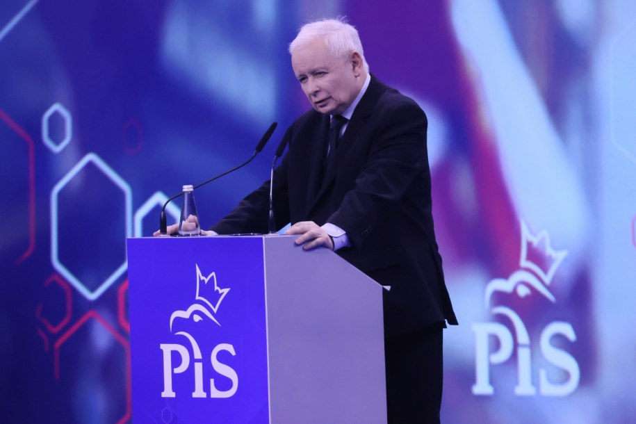 Prezes PiS Jarosław Kaczyński / 	Leszek Szymański    /PAP