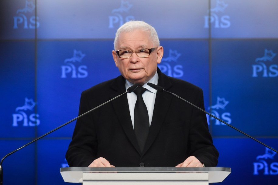 Prezes PiS Jarosław Kaczyński /Andrzej Lange /PAP