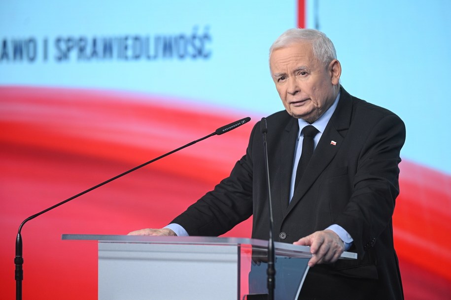 Prezes PiS Jarosław Kaczyński / 	Marcin Obara  /PAP