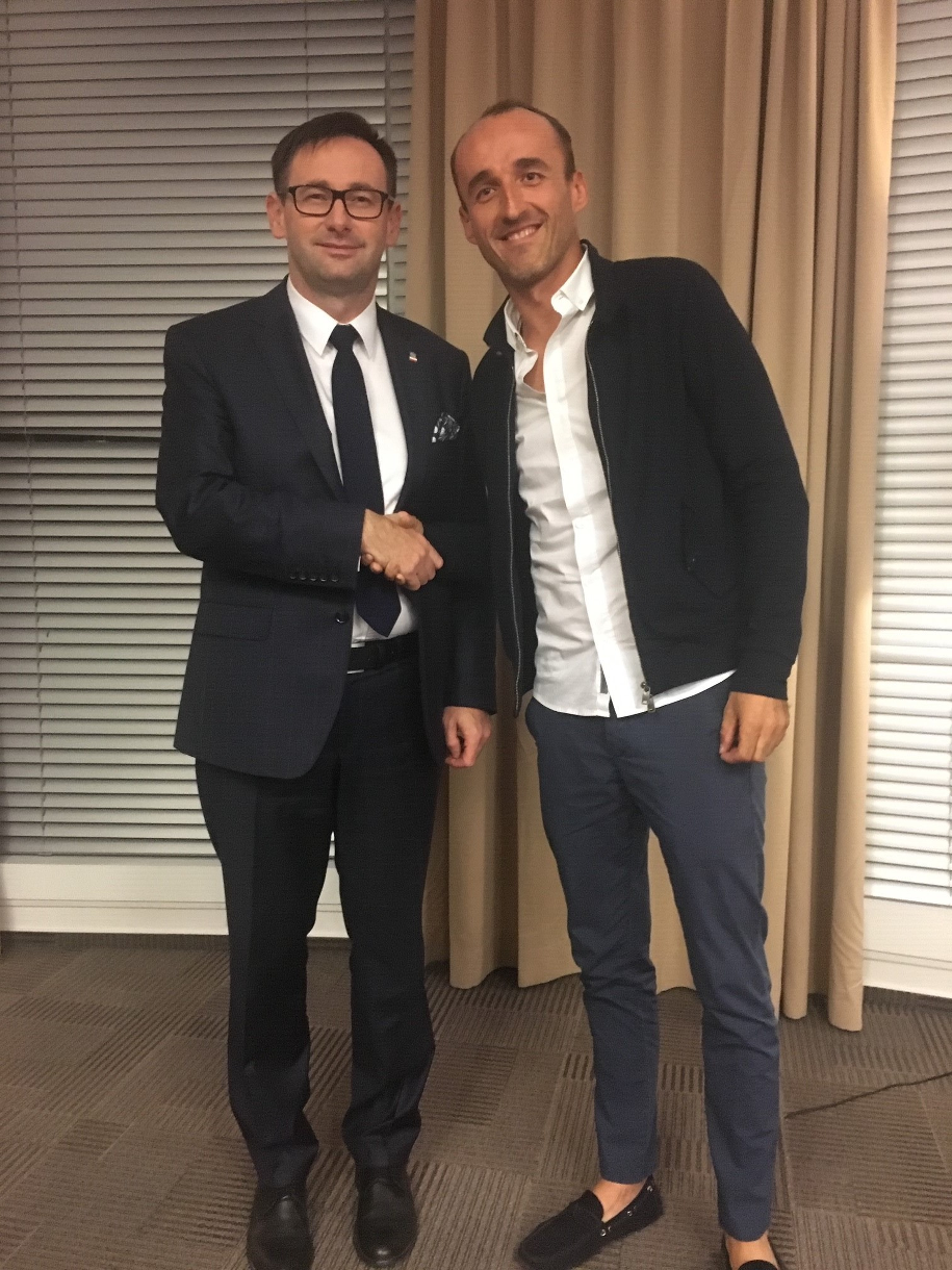 Prezes PKN Orlen Daniel Obajtek i Robert Kubica /PKN Orlen /Materiały prasowe