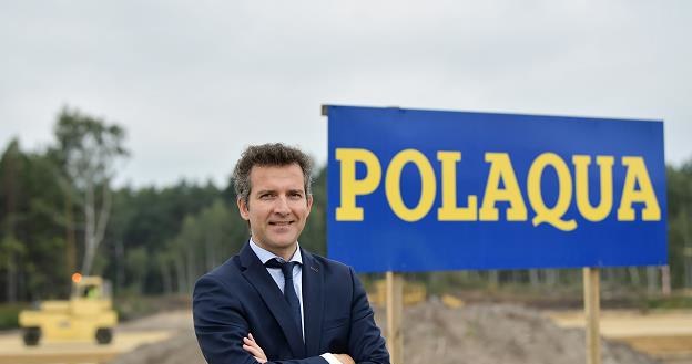 Prezes Polaqua Servando Sierra Marti na placu budowy /PAP