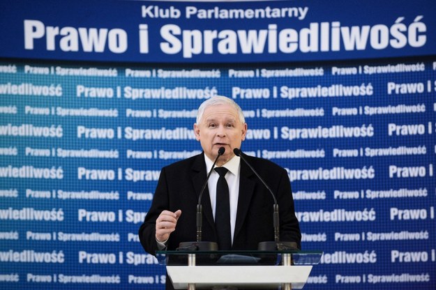 Prezes Prawa i Sprawiedliwości Jarosław Kaczyński / 	Jakub Kamiński    /PAP