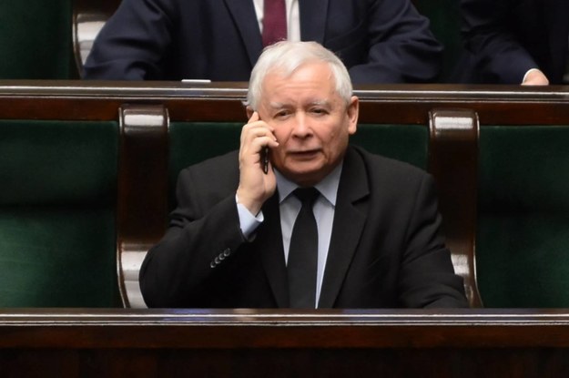Prezes Prawa i Sprawiedliwości Jarosław Kaczyński / 	Jakub Kamiński    /PAP