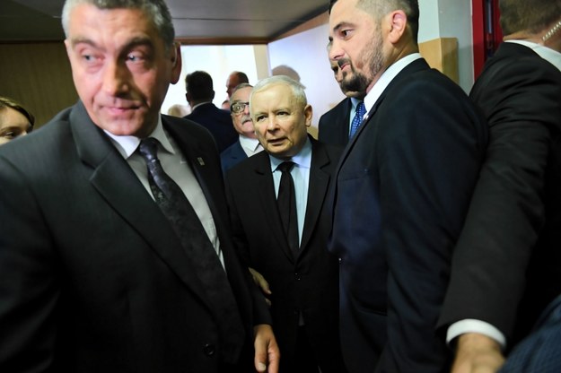 Prezes Prawa i Sprawiedliwości Jarosław Kaczyński / 	Adam Warżawa    /PAP