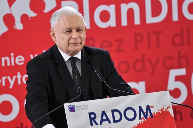 Prezes Prawa i Sprawiedliwości Jarosław Kaczyński / 	Piotr Polak    /PAP