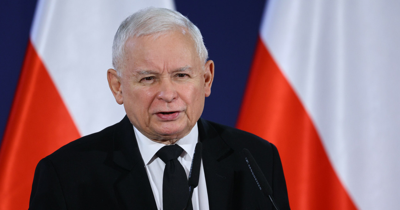 Prezes Prawa i Sprawiedliwości Jarosław Kaczyński /Jacek Domiński /Reporter