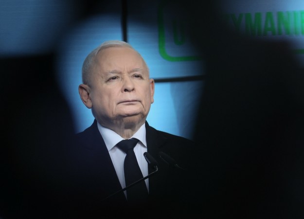 Prezes Prawa i Sprawiedliwości Jarosław Kaczyński /Wojciech Olkuśnik /East News