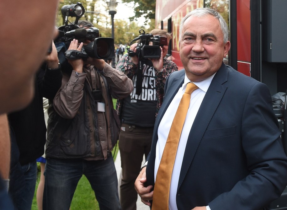 Prezes PZPS Mirosław Przedpełski /Radek Pietruszka /PAP