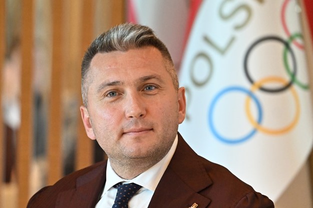 Prezes Radosław Piesiewicz w siedzibie Polskiego Komitetu Olimpijskiego w Warszawie / 	Radek Pietruszka   /PAP