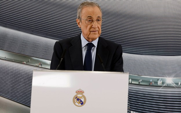 Prezes Realu Madryt Florentino Pérez /JUANJO MARTIN /PAP/EPA