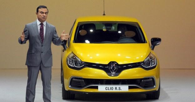 Prezes Renault prezentuje nowe clio RS /AFP