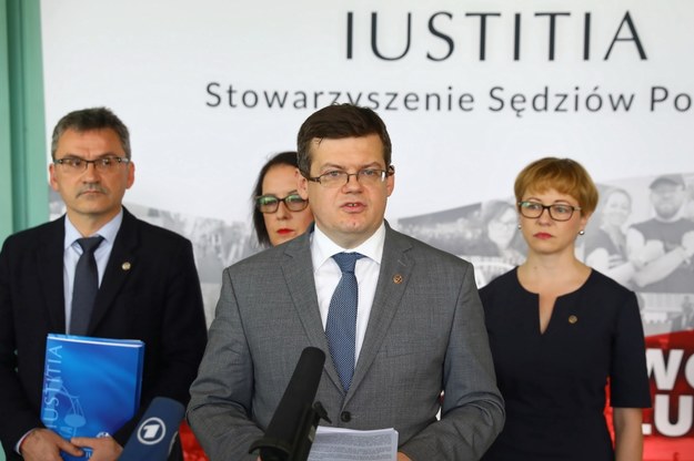 Prezes Stowarzyszenia Sędziów Polskich Iustitia Krystian Markiewicz /Rafał Guz /PAP