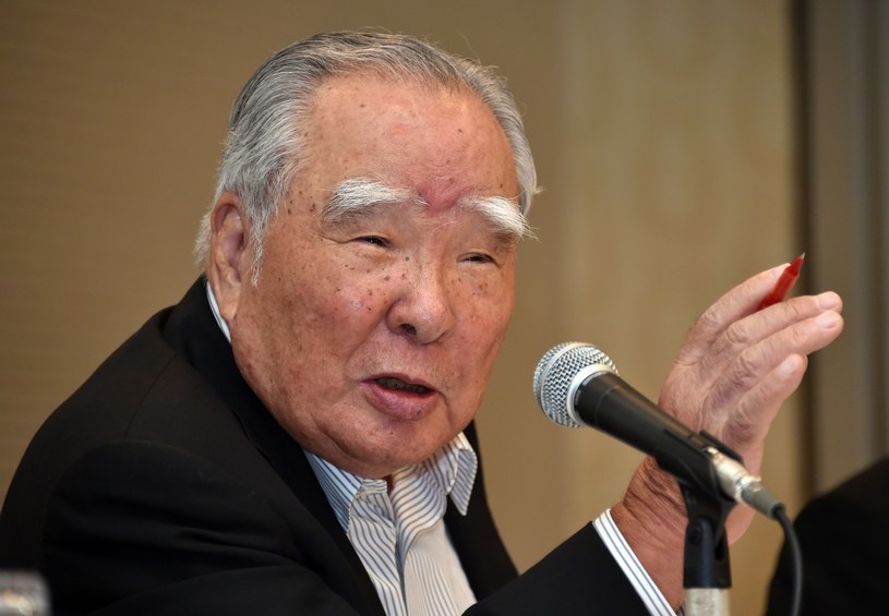 Prezes Suzuki, Osamu Suzuki. Jego firma odkupi własne akcje /AFP