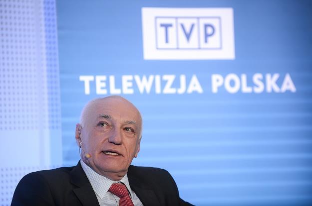 Prezes Telewizji Polskiej Janusz Daszczyński /PAP