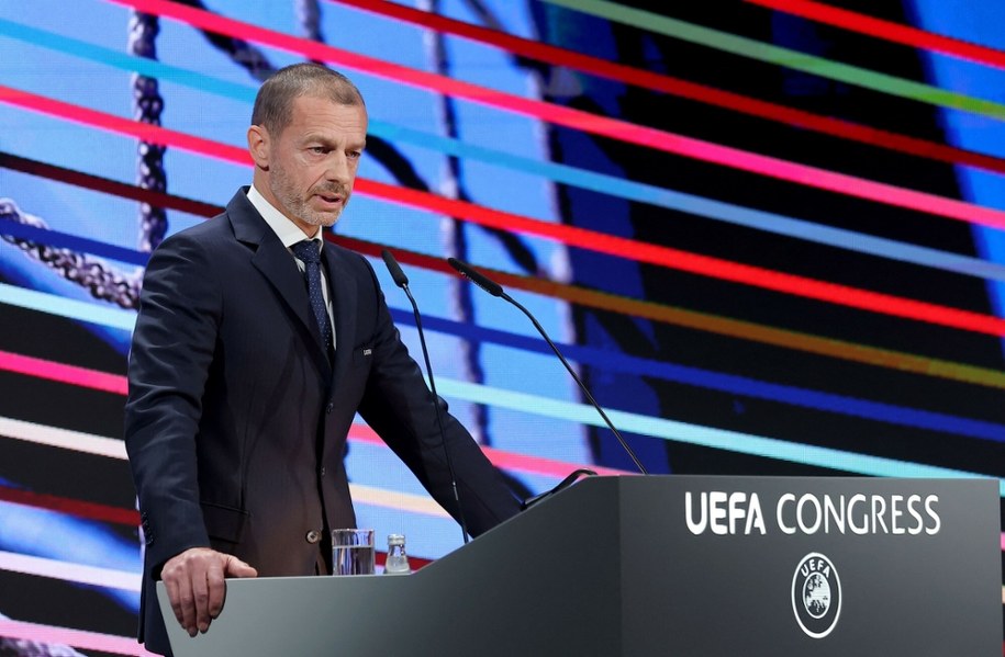 Prezes UEFA Aleksander Čeferin /PREDRAG MILOSAVLJEVIC/AFP/East News /East News
