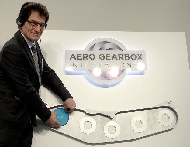 Prezes zarząd Aero Gearbox International Etienne Boissean w Ropczycach /PAP