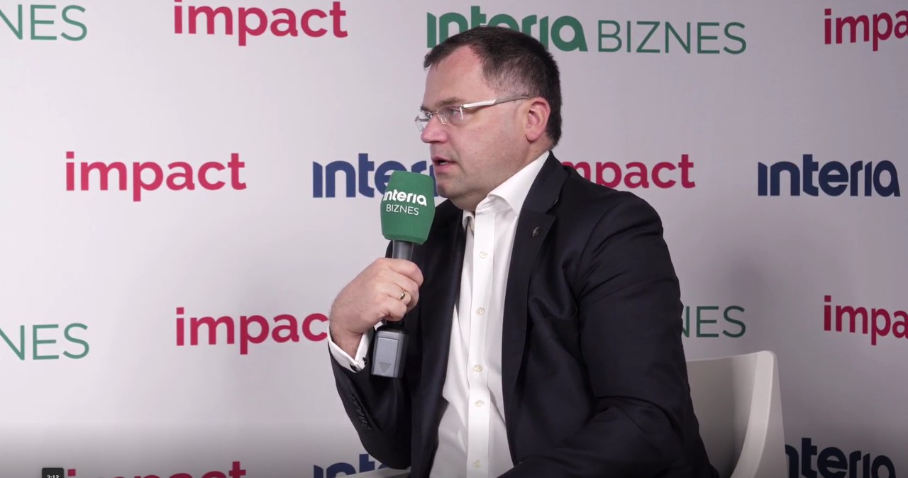 Prezes ZBP Tadeusz Białek był gościem Interii Biznes podczas Impact'25 /Interia pl /INTERIA.PL