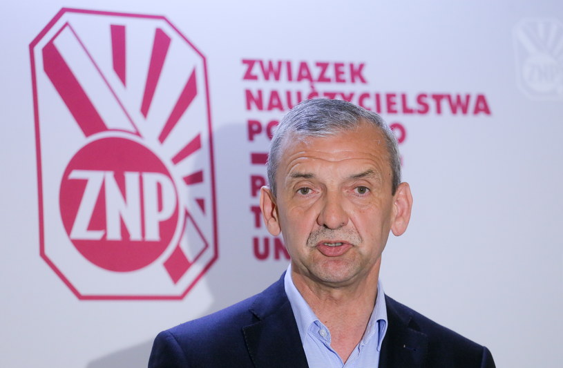 Prezes ZNP Sławomir Broniarz /Paweł Supernak /PAP
