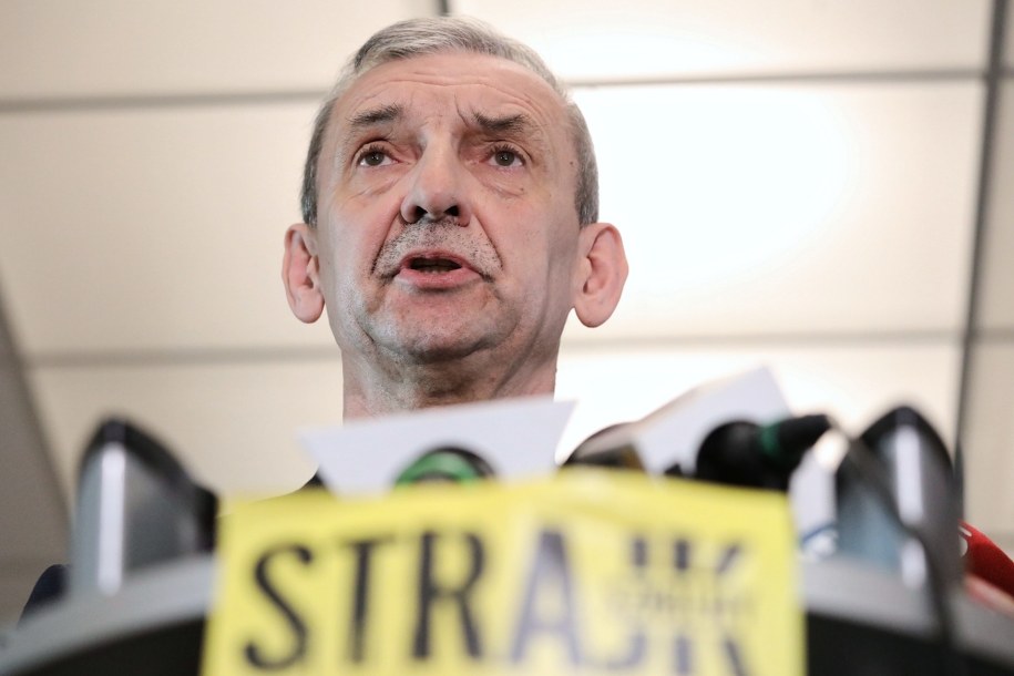 Prezes Związku Nauczycielstwa Polskiego Sławomir Broniarz / 	Tomasz Gzell    /PAP