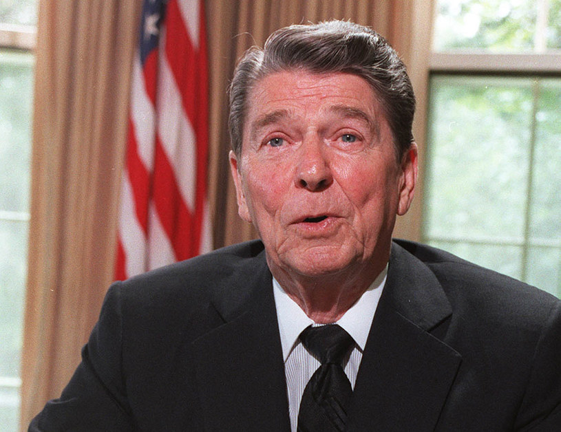 Prezyden Stanów Zjednoczonych Ronald Reagan /AFP