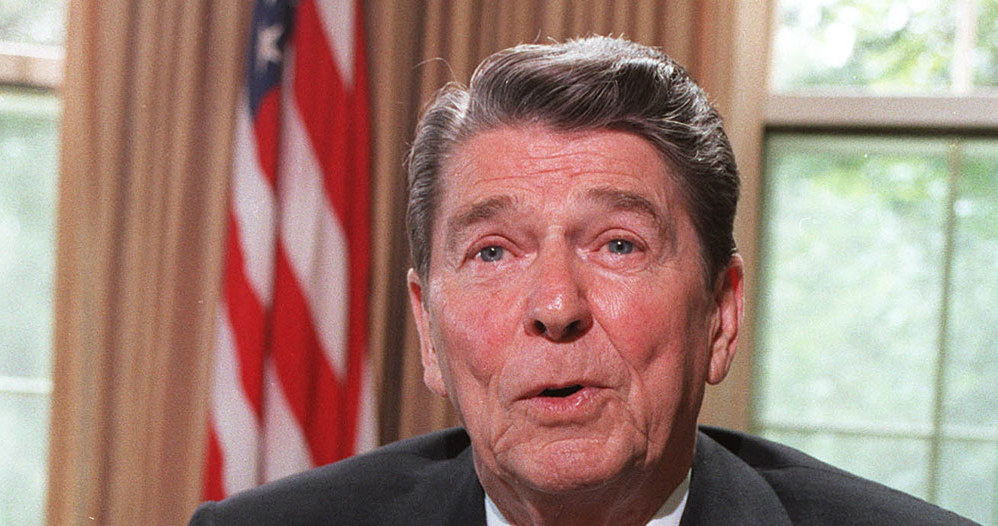 Prezyden Stanów Zjednoczonych Ronald Reagan /AFP