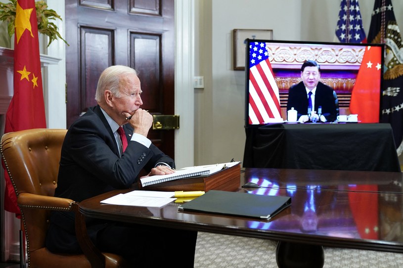 Prezydenci Joe Biden i Xi Jinping /MANDEL NGAN / AFP /AFP