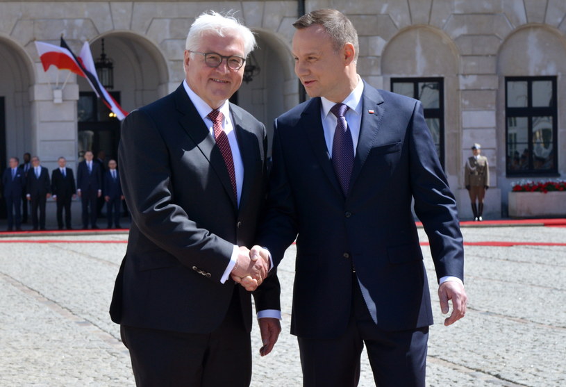 Prezydenci Polski i Niemiec /Jacek Turczyk /PAP