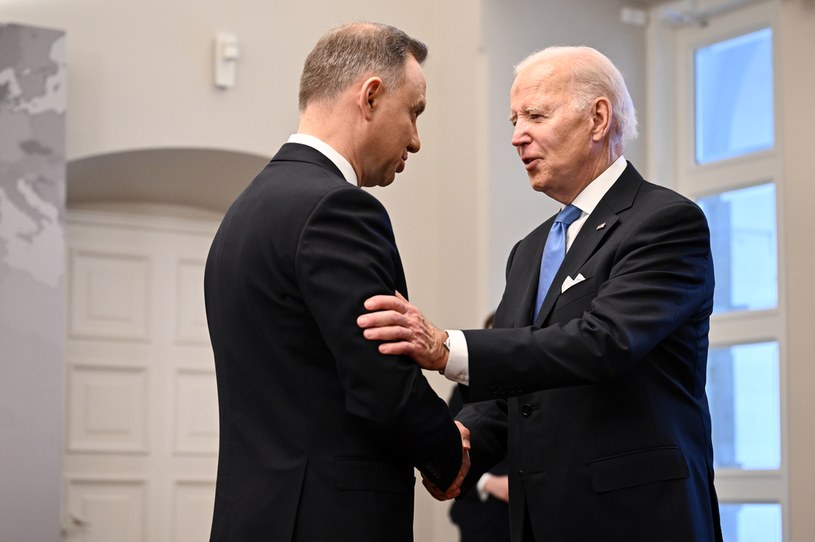Prezydenci Polski i Stanów Zjednoczonych: Andrzej Duda i Joe Biden /MANDEL NGAN /AFP