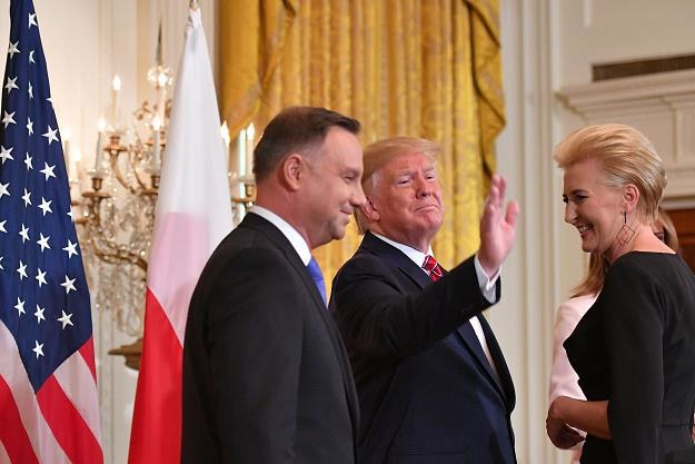 Prezydenci Polski i USA. Polska liczy na amerykański gaz /AFP