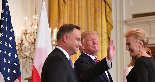 Prezydenci Polski i USA. Polska liczy na amerykański gaz /AFP