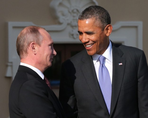 Prezydenci Putin i Obama /Host Agency Pool /PAP/EPA