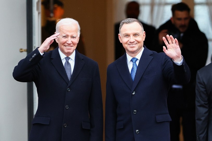 Prezydenci Stanów Zjednoczonych i Polski: Joe Biden i Andrzej Duda /Andrzej Iwańczuk /Reporter